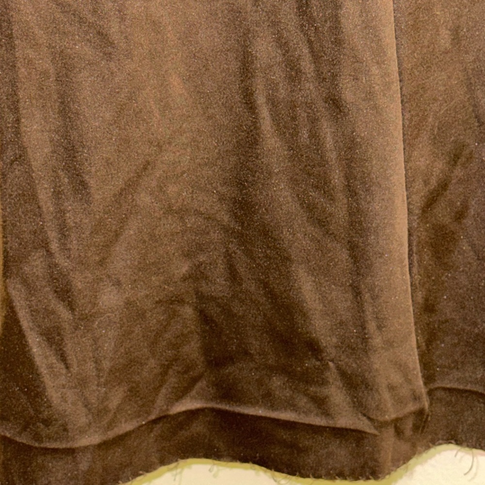 Vintage 60s 70s ILGWU Union Made‎ Brown Mod Midi Dress Size 11 - Picture 9 of 9